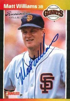 2004 Donruss Timelines - Recollection Collection #594 Matt Williams Front