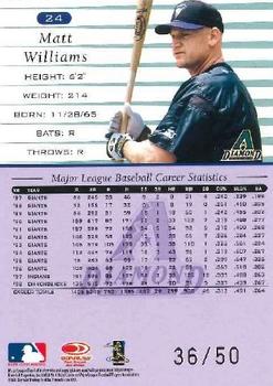 2004 Donruss Timelines - Recollection Collection #24 Matt Williams Back