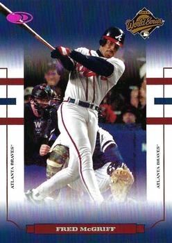 2004 Donruss World Series - Blue HoloFoil 100 #WS-42 Fred McGriff Front