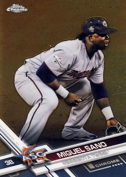 2017 Topps Chrome Update #HMT16 Miguel Sano Front