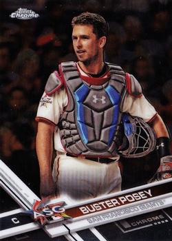 2017 Topps Chrome Update #HMT20 Buster Posey Front