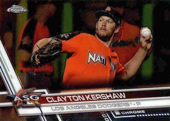 2017 Topps Chrome Update #HMT25 Clayton Kershaw Front