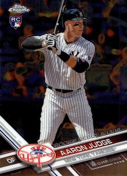 2017 Topps Chrome Update #HMT50 Aaron Judge Front