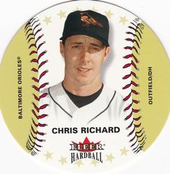 2003 Fleer Hardball #37 Chris Richard Front