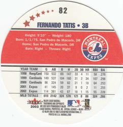 2003 Fleer Hardball #82 Fernando Tatis Back