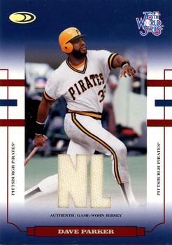 2004 Donruss World Series - Blue Material Fabric AL / NL #WS-78 Dave Parker Front