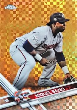 2017 Topps Chrome Update - X-Fractor #HMT16 Miguel Sano Front
