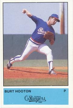 1985 Performance Printing Texas Rangers #NNO Burt Hooton Front