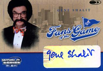 2004 Donruss World Series - Fans of the Game Autographs #4 Gene Shalit Front