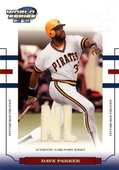 2004 Donruss World Series - Material Fabric AL/ NL #WS-143 Dave Parker Front