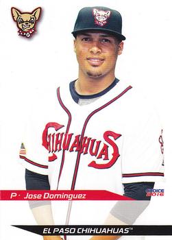 2016 Choice El Paso Chihuahuas #5 Jose Dominguez Front