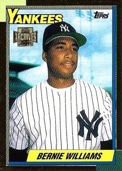 2001 Topps - Future Archives Rookie Reprints Gold Border #9 Bernie Williams Front