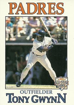 1992 Carl's Jr.  San Diego Padres #NNO Tony Gwynn Front