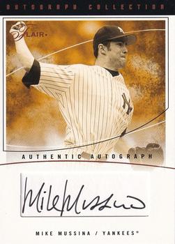 2004 Flair - Autograph #AC-MM Mike Mussina Front
