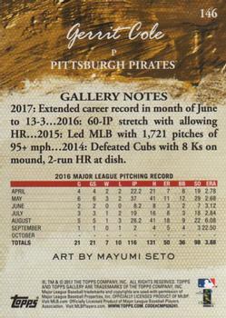 2017 Topps Gallery #146 Gerrit Cole Back