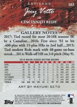 2017 Topps Gallery #163 Joey Votto Back