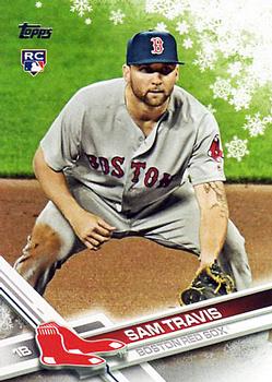 2017 Topps Holiday #HMW83 Sam Travis Front