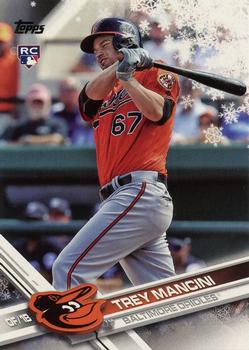 2017 Topps Holiday #HMW90 Trey Mancini Front