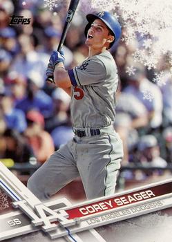 2017 Topps Holiday #HMW110 Corey Seager Front