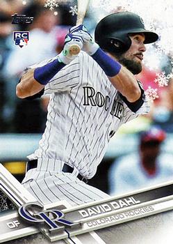 2017 Topps Holiday #HMW126 David Dahl Front