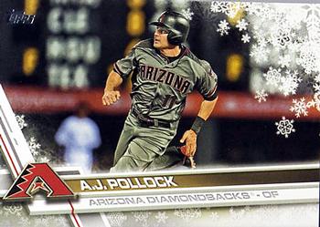 2017 Topps Holiday #HMW130 A.J. Pollock Front