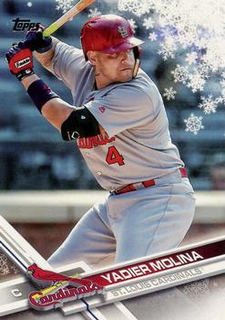 2017 Topps Holiday #HMW131 Yadier Molina Front