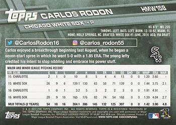 2017 Topps Holiday #HMW158 Carlos Rodon Back