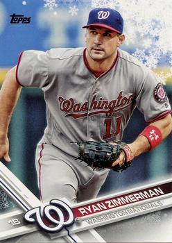 2017 Topps Holiday #HMW173 Ryan Zimmerman Front