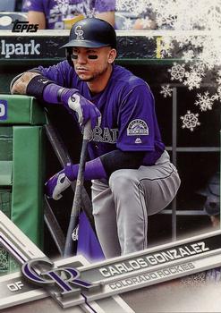 2017 Topps Holiday #HMW174 Carlos Gonzalez Front