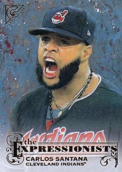 2017 Topps Gallery - The Expressionists #E-5 Carlos Santana Front