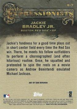 2017 Topps Gallery - The Expressionists #E-7 Jackie Bradley Jr. Back