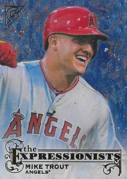 2017 Topps Gallery - The Expressionists #E-9 Mike Trout Front