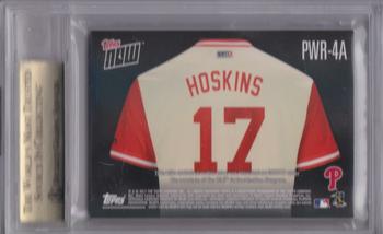 2017 Topps Now Players Weekend - Relics #PWR-4A Rhys Hoskins Back