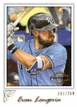 2017 Topps Gallery - Private Issue #20 Evan Longoria Front