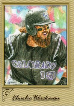 2017 Topps Gallery - Canvas #24 Charlie Blackmon Front