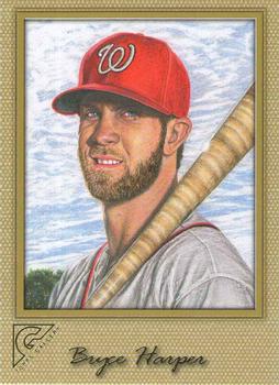 2017 Topps Gallery - Canvas #25 Bryce Harper Front