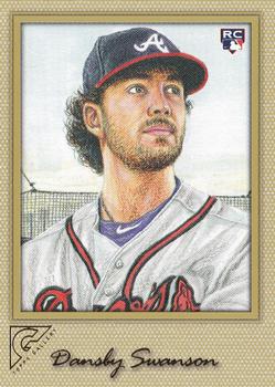 2017 Topps Gallery - Canvas #33 Dansby Swanson Front
