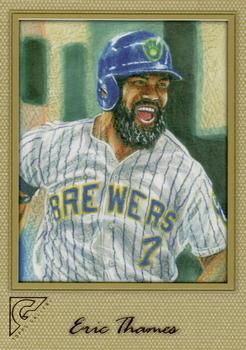 2017 Topps Gallery - Canvas #90 Eric Thames Front