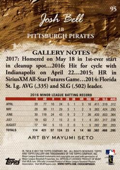 2017 Topps Gallery - Canvas #95 Josh Bell Back