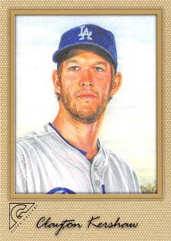2017 Topps Gallery - Canvas #100 Clayton Kershaw Front