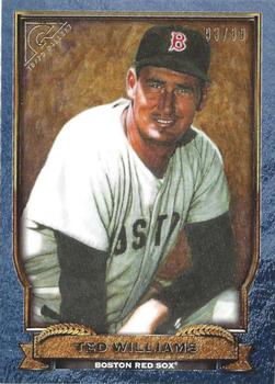 2017 Topps Gallery - Hall of Fame Gallery Blue #HOF-2 Ted Williams Front