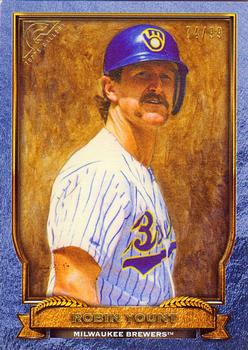 2017 Topps Gallery - Hall of Fame Gallery Blue #HOF-28 Robin Yount Front
