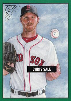 2017 Topps Gallery - Heritage Green #12 Chris Sale Front