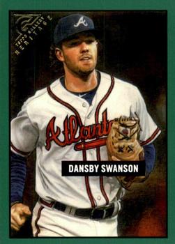 2017 Topps Gallery - Heritage Green #16 Dansby Swanson Front