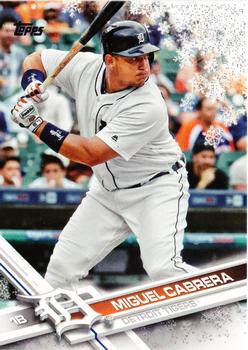 2017 Topps Holiday - Metallic Snowflakes #HMW66 Miguel Cabrera Front