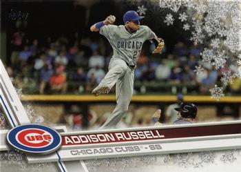 2017 Topps Holiday - Metallic Snowflakes #HMW147 Addison Russell Front