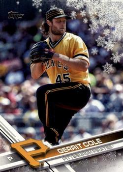 2017 Topps Holiday - Metallic Snowflakes #HMW179 Gerrit Cole Front