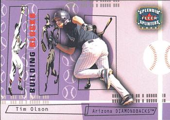 2003 Fleer Splendid Splinters #128 Tim Olson Front