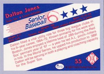 1990 Pacific Senior League - Glossy #55 Dalton Jones Back