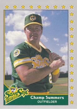 1990 Pacific Senior League - Glossy #96 Champ Summers Front